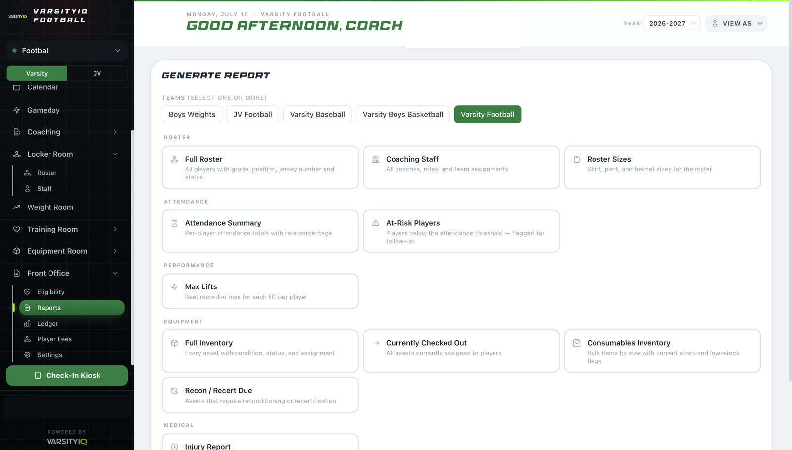 Program reports